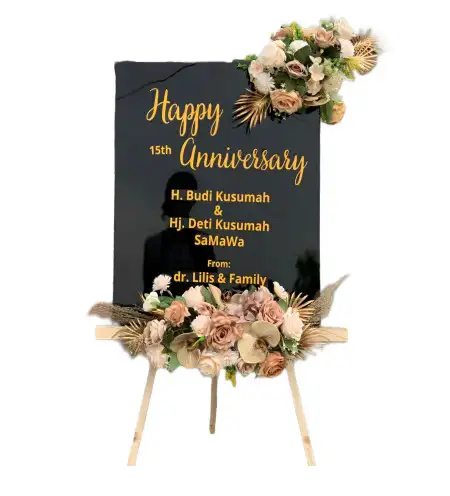 Papan Bunga Akrilik Senon